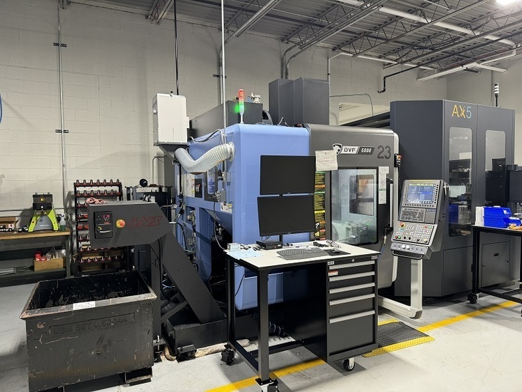 2022 DN SOLUTIONS DVF 5000 Vertical Machining Centers (5-Axis or More) | Ditter Industries Inc.
