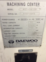 1999 DAEWOO ACE HC400 Horizontal Machining Centers | Ditter Industries Inc. (13)
